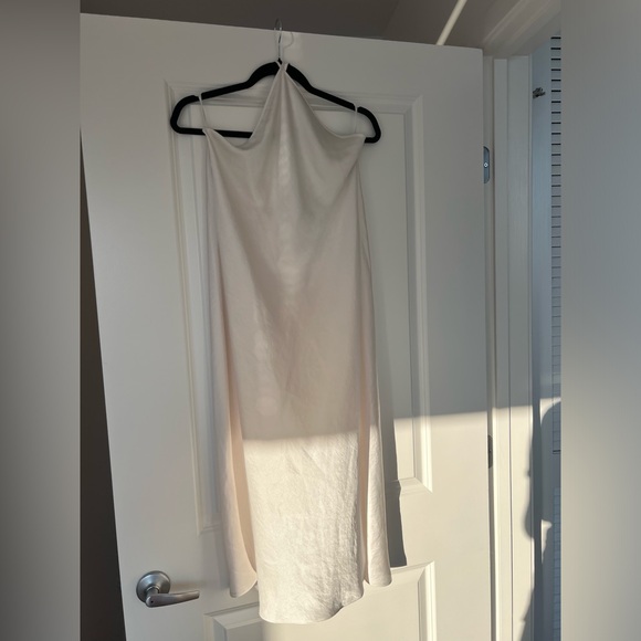 Aritzia Wilfred Cream Backless Dress - Birch - Large - Picture 3 of 6